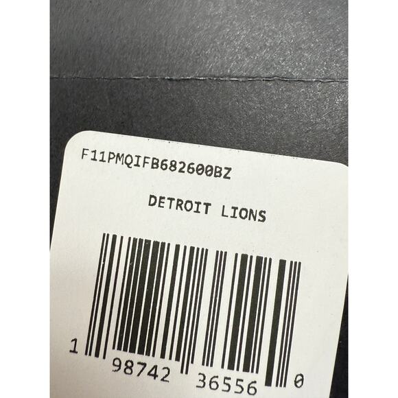 47 Brand Adult Size L NFL Detroit Lions Blue Pullover Hoodie NWT - Picture 4 of 13